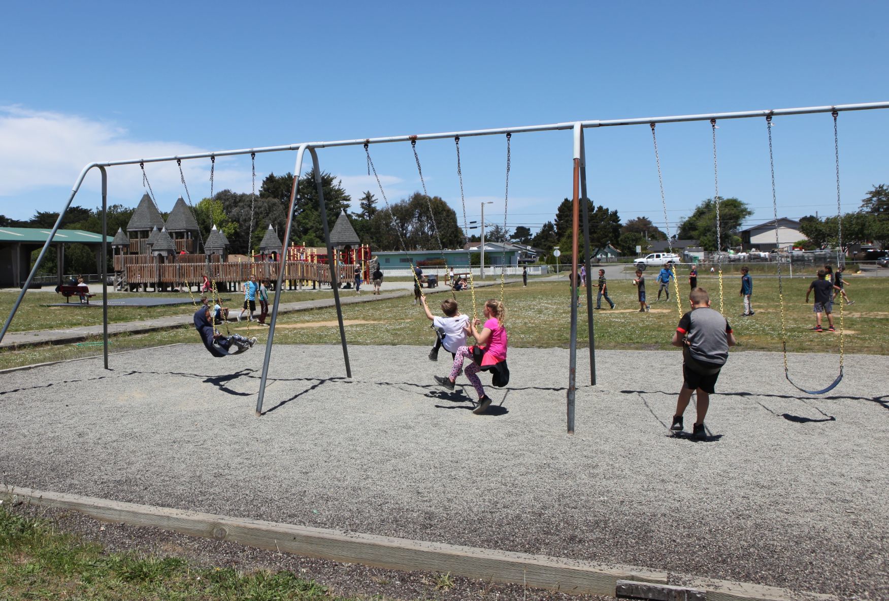 Ocean Crest playground swings